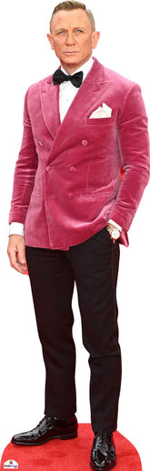 Daniel Craig 283 Pink Jacket Celebrity Cutout